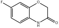 7-氟-2H-1,4-苯并恶嗪-3(4H)-酮 结构式