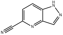 1H-吡唑【4,3-B]吡啶-5-氰 结构式