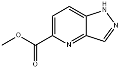 4-氮杂吲唑-5-甲酸甲酯 结构式