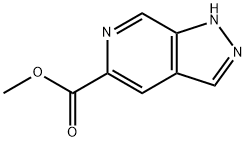 1H-吡唑并[3,4-C]吡啶-5-甲酸甲酯 结构式