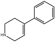 4-苯基-1,2,3,6-四氢吡啶 结构式