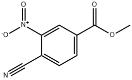 4-氰基-3-硝基苯甲酸甲酯 结构式