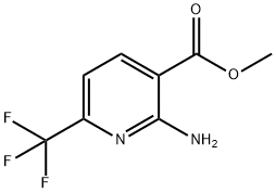 2-氨基-6-(三氟甲基)烟酸甲酯 结构式