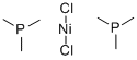 二氯二(三甲基膦)合镍(II) 结构式