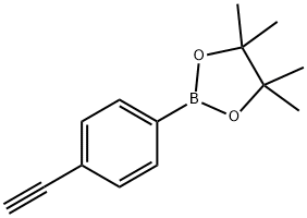 4-乙炔基苯硼酸频哪酯 结构式