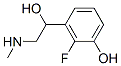 2-Fluoro-3-[1-hydroxy-2-(methylamino)ethyl]phenol 结构式