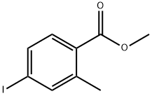 4-碘-2-甲基苯甲酸甲酯 结构式