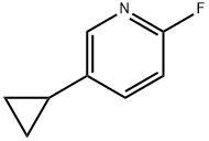 5-环丙基-2-氟吡啶 结构式