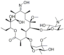 克拉霉素N-氧化物 结构式