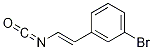 1-broMo-3-[(E)-2-isocyanatoethenyl]benzene 结构式