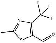 2-甲基-4-（三氟甲基）-1,3-噻唑-5-甲醛 结构式