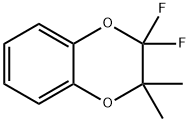 2,2-DIFLUORO-3,3-DIMETHYL-1,4-BENZODIOXENE 结构式