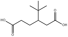 3-叔丁基己二酸 结构式