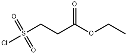 3-(氯磺酰基)丙酸乙酯 结构式