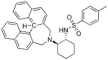 N-[(1R,2R)-2-[(11BS)-3,5-DIHYDRO-4H-DINAPHTH[2,1-C:1',2'-E]AZEPIN-4-YL]CYCLOHEXYL]-4-METHYL-BENZENESULFONAMIDE 结构式