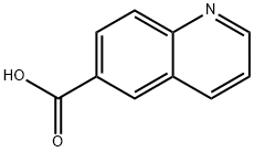 喹啉-6-羧酸 结构式