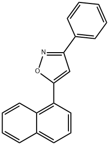 5-(1-Naphtyl)-3-phenylisoxazole 结构式