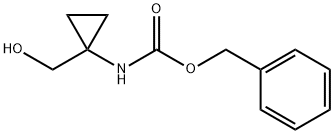 1-羟甲基-1-(苄氧甲酰胺基)环丙烷 结构式