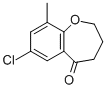 7-Chloro-9-methyl-3,4-dihydro-2H-benzo[b]oxepin-5-one 结构式
