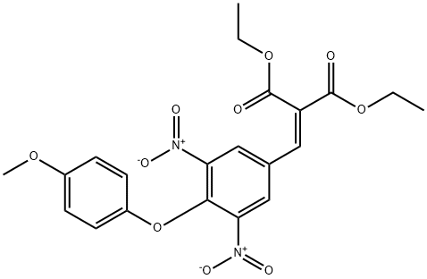 Diethyl2-(4-(4-methoxyphenoxy)-3,5-dinitrobenzylidene)malonate