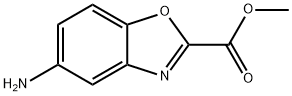 5-氨基苯并[D]恶唑-2-甲酸甲酯 结构式