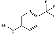 6-三氟甲基-3肼基吡啶 结构式