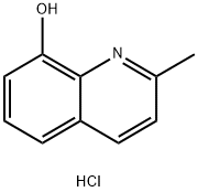 2-甲基喹啉-8-醇盐酸盐 结构式