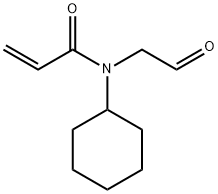 N-环己基-N-(2-氧代乙基)丙烯酰胺 结构式