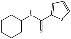 2-Thiophenecarboxamide,N-cyclohexyl- 结构式