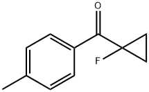 Methanone, (1-fluorocyclopropyl)(4-methylphenyl)- (9CI) 结构式