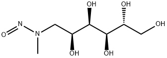 1-N-甲基-N-亚硝基氨基-1-脱氧-D-葡萄糖醇 结构式