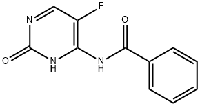 N4-Benzoyl-5-fluorocytosine 结构式