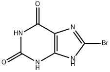 8-溴黄嘌呤 结构式