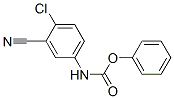 4-Chloro-3-cyanophenylcarbamic acid phenyl ester 结构式