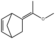 Bicyclo[2.2.1]hept-2-ene, 5-(1-methoxyethylidene)-, (E)- 结构式