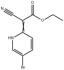 ETHYL 2-(5-BROMOPYRIDIN-2-YLIDENE)-2-CYANOACETATE 结构式