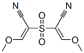 2,2'-bis(methoxymethylene)-2,2'-sulfonyldiacetonitrile 结构式