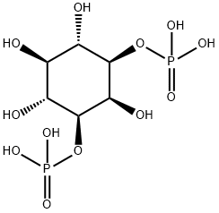 [(1R,2S,4R,5S)-2,3,4,6-tetrahydroxy-5-phosphonooxy-cyclohexyl]oxyphosphonic acid 结构式