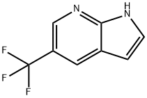 5-三氟甲基-1H-吡唑并[2,3-B]吡啶 结构式