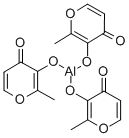 ALUMINUM 3-HYDROXY-2-METHYL-4-PYRONATE 结构式