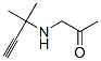 2-Propanone, 1-[(1,1-dimethyl-2-propynyl)amino]- (9CI) 结构式