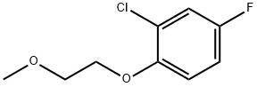 2-Chloro-4-fluoro-1-(2-methoxyethoxy)benzene 结构式