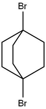 1,4-Dibromobicyclo[2.2.2]octane 结构式