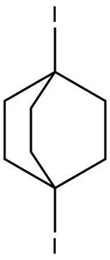 1,4-Diiodobicyclo[2.2.2]octane 结构式