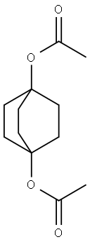 Bicyclo[2.2.2]octane-1,4-diol diacetate 结构式
