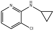 3-chloro-N-cyclopropylpyridin-2-amine 结构式