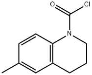 1(2H)-Quinolinecarbonyl chloride, 3,4-dihydro-6-methyl- (9CI) 结构式