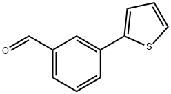 3-(2-噻吩基)苯甲醛 结构式