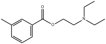 3-Methyl-benzoic acid, 2-diethylaminoethyl ester 结构式