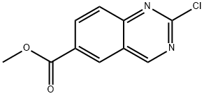 2-氯喹唑啉-6-羧酸甲酯 结构式